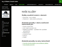 Tablet Screenshot of odhadymajetku.cz